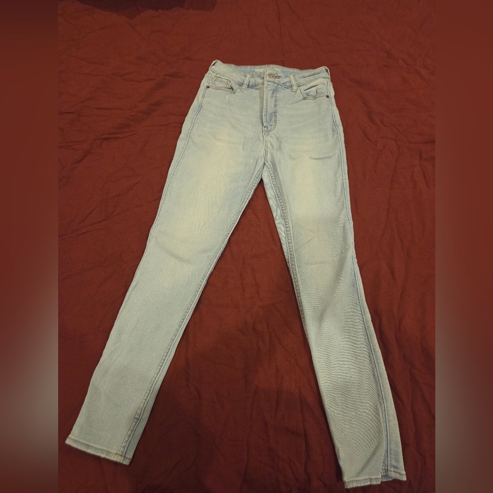Old Navy Rockstar Super Skinny Ultra High Rise Jeans, size 10